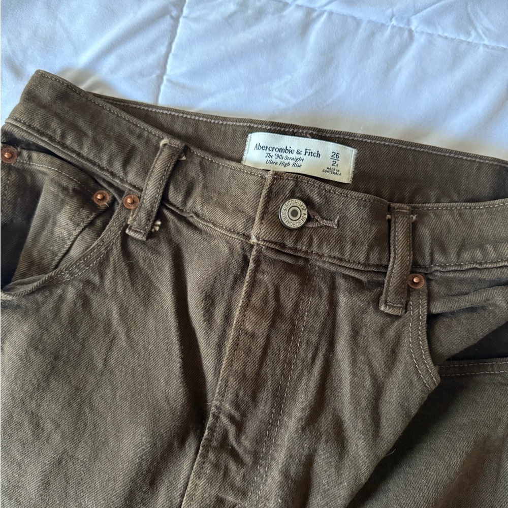 Abercrombie & Fitch 90s Straight Ultra High Rise